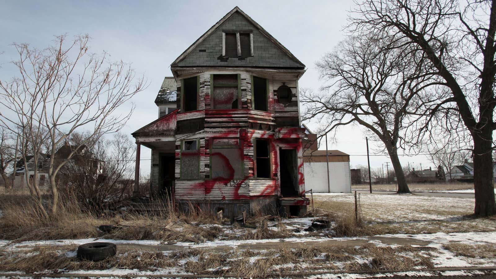 One of Detroit’s fixer-uppers.