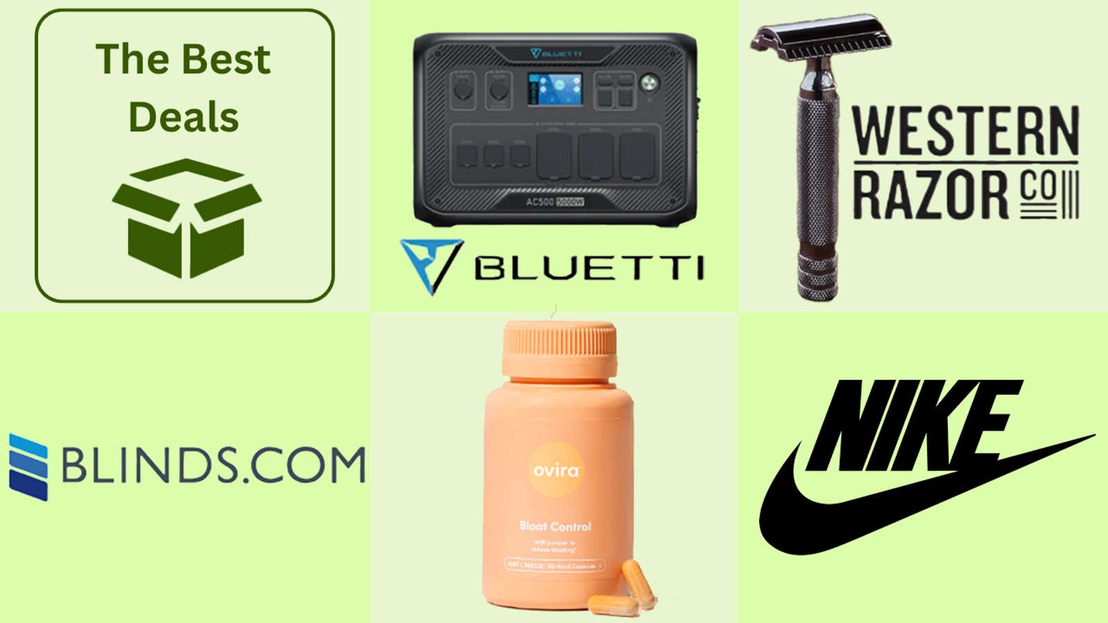 Image for Best Deals of the Day: Nike, Western Razor, Blinds.com, Ovira, BLUETTI & More