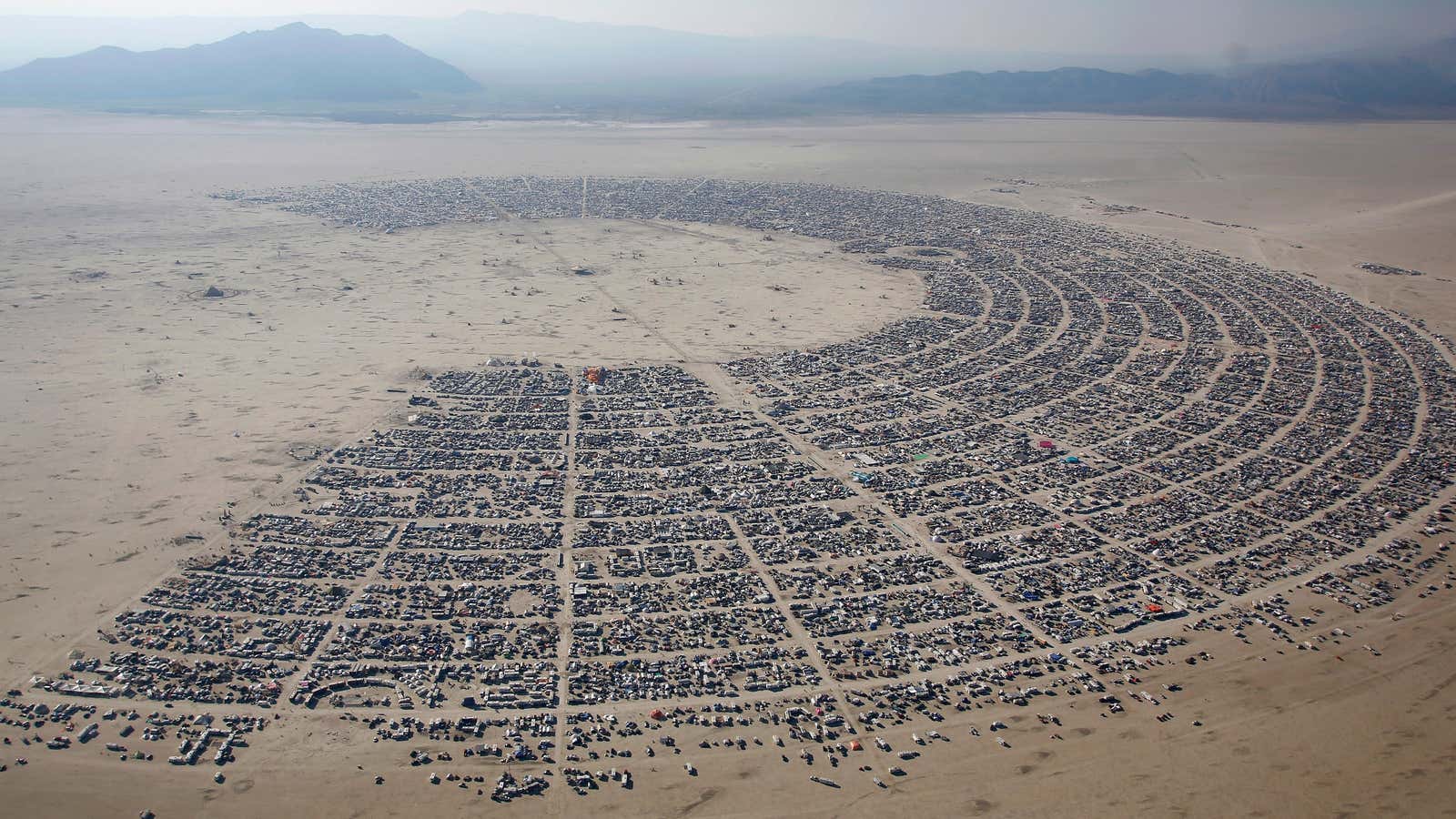 There was no cell service at Burning Man.