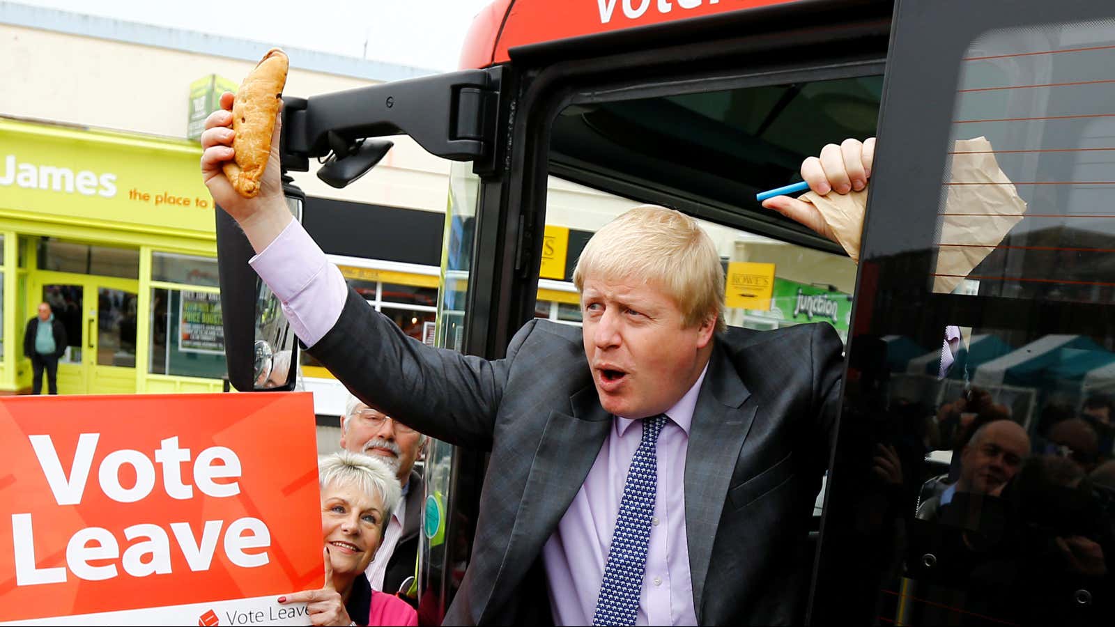 Boris Johnson, paragon of British diplomacy.