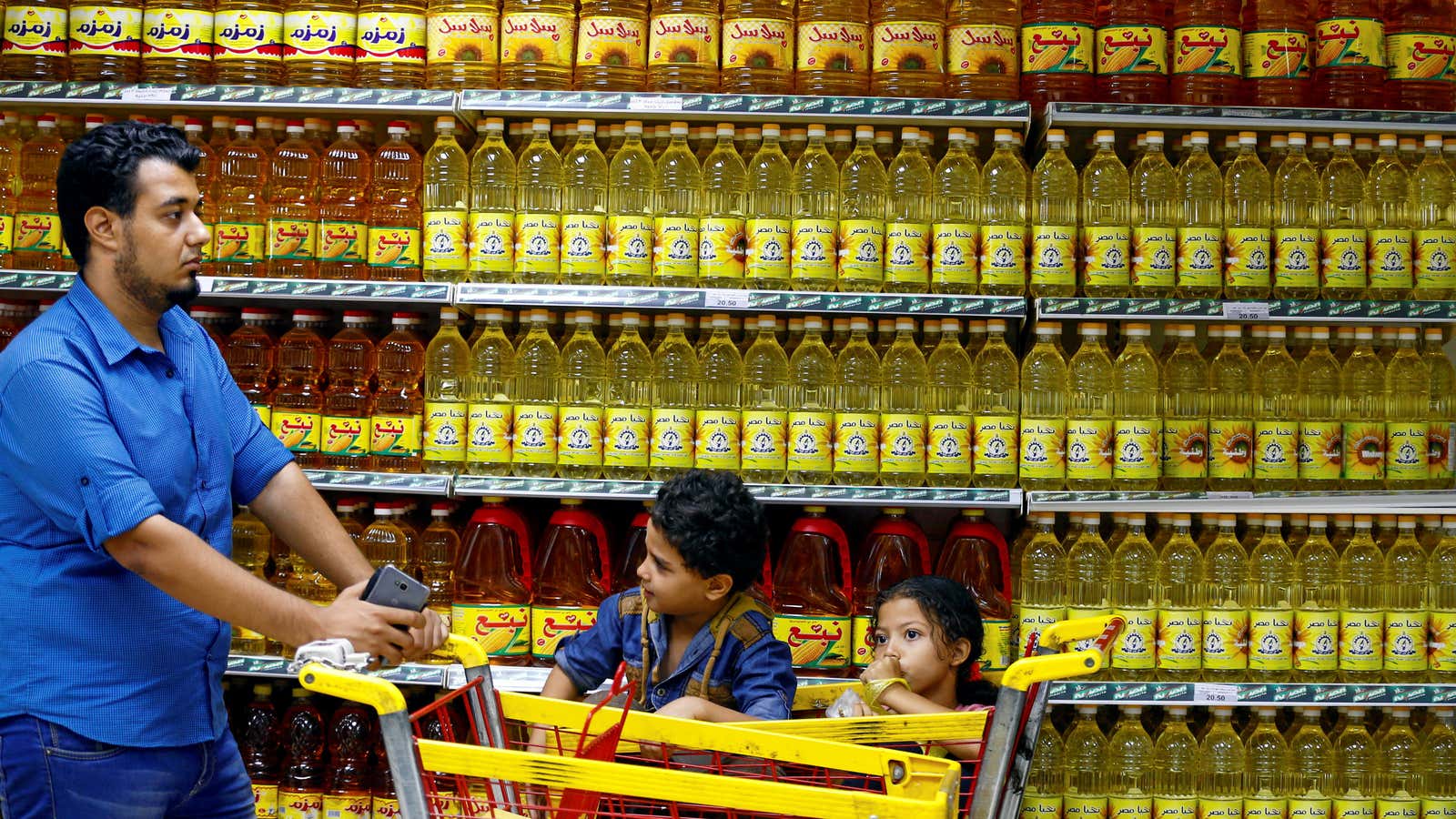 Vegetable oil is in demand.