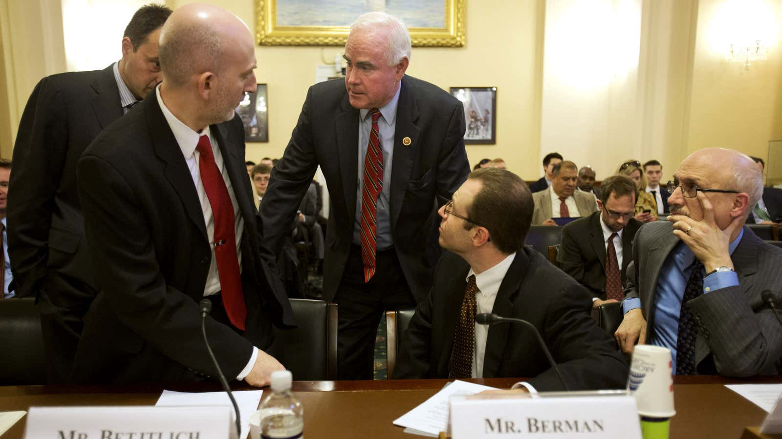 Mandiant’s chief security officer Richard Bejtlich (front, left) is well connected.