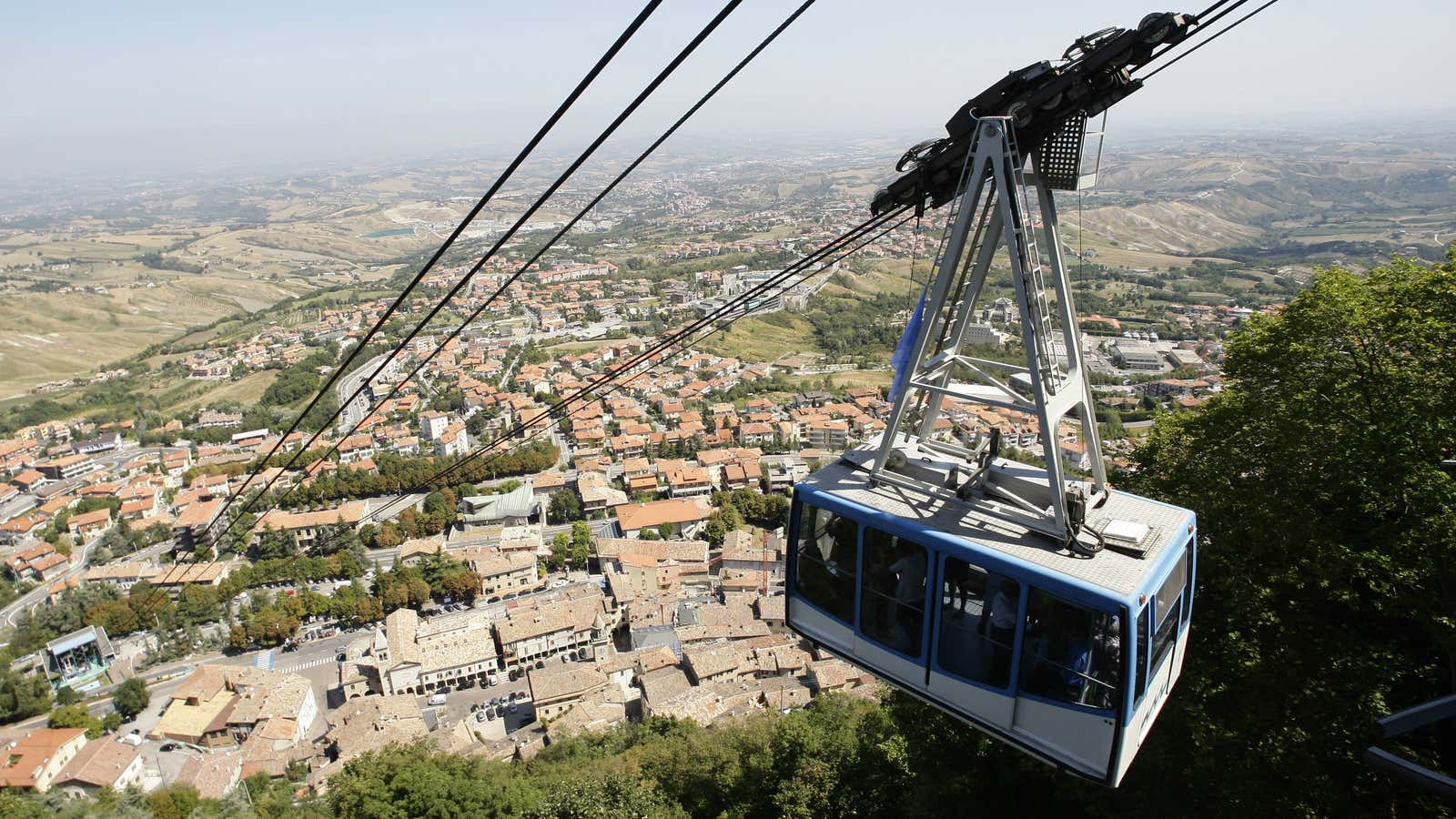 Monte Titano in San Marino.