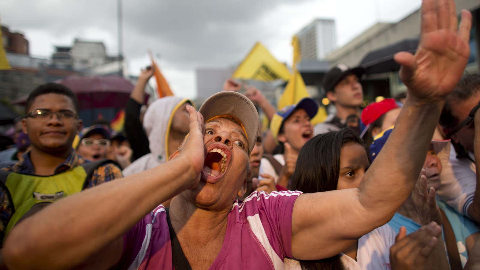 A tense situation in Venezuela.