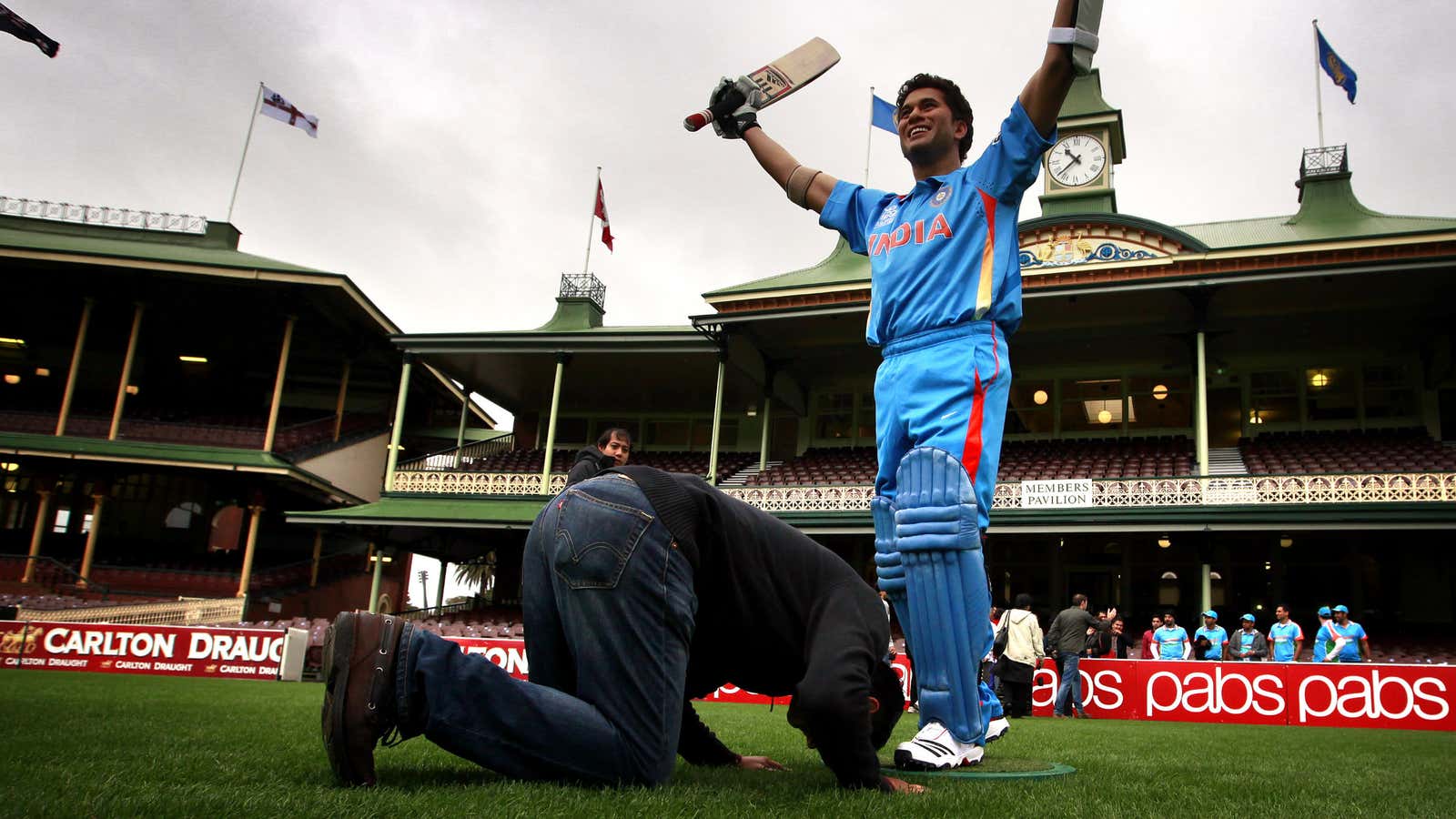 Even in wax, Sachin draws worship.