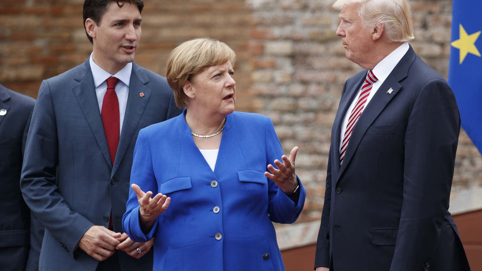 The world has almost twice as much confidence in Germany’s Angela Merkel as in Donald Trump.