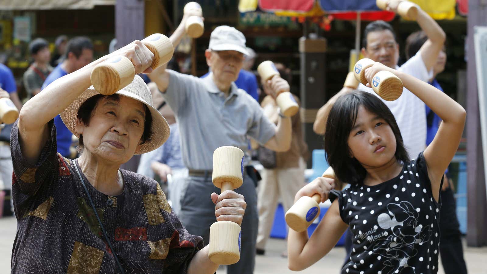 Heavy lifting for Japan’s youth.