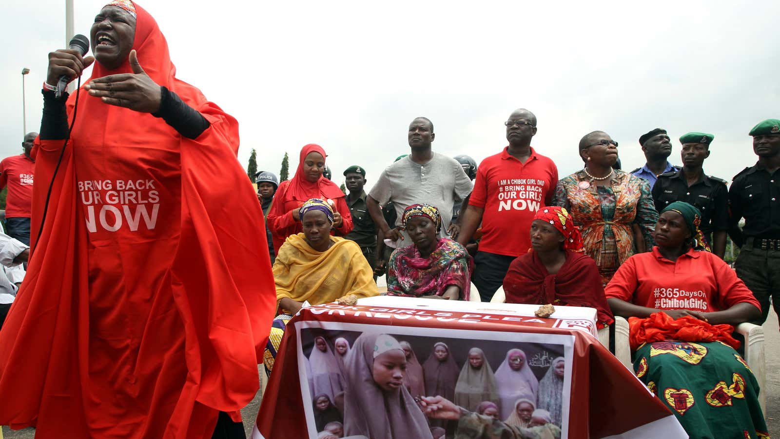 Bring Back Our Girls protest group.