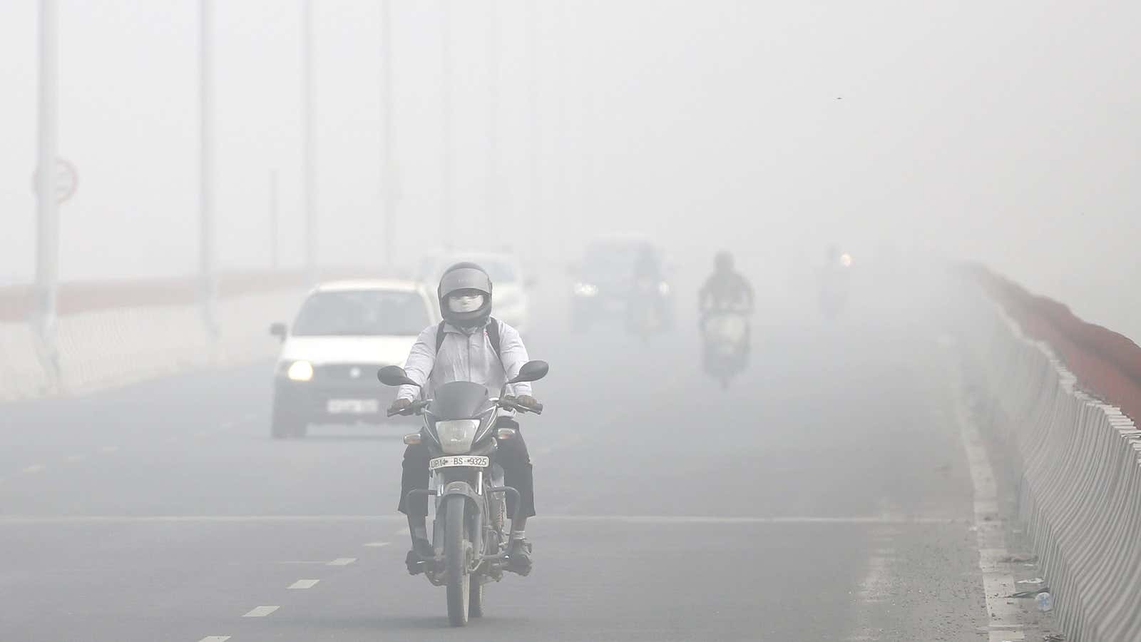 Air pollution in New Delhi has the health effect of smoking 45 ...