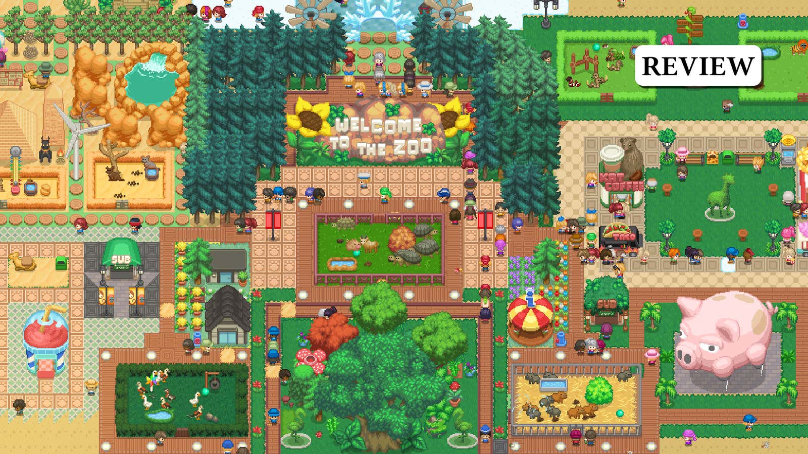 Let's Build A Zoo Switch review – the tycoon time machine