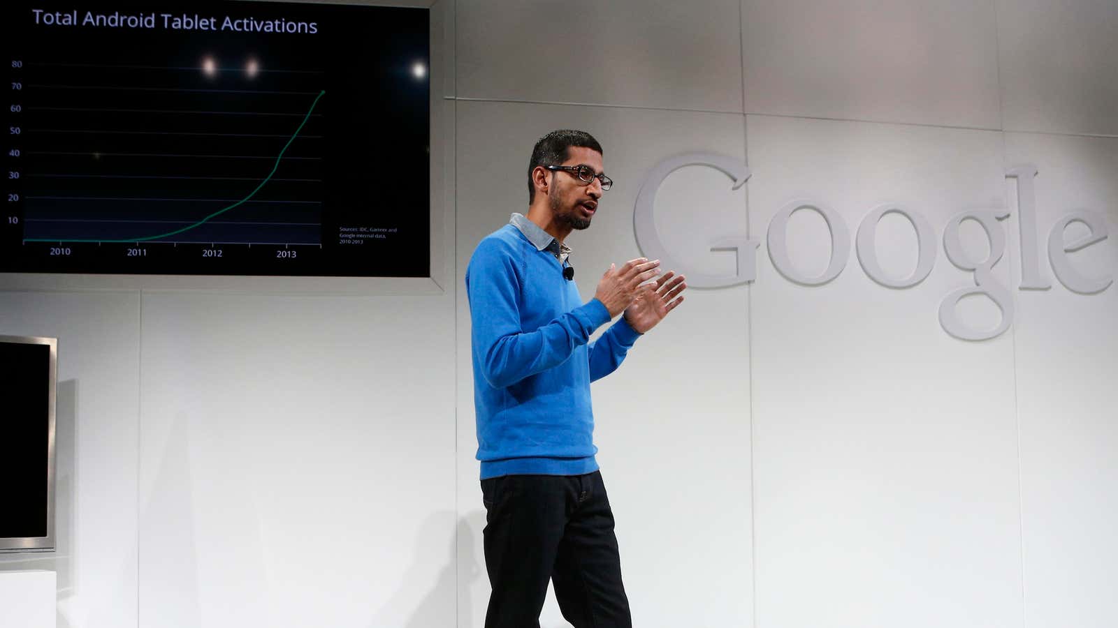 Google SVP Sundar Pichai got ahead the right way.