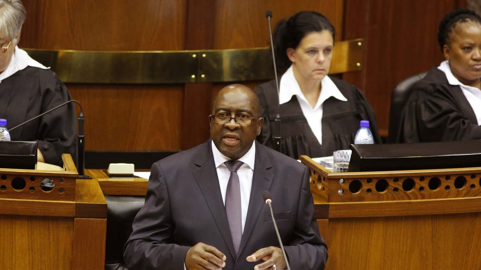 South Africa Finance Minister Nhlanhla Nene