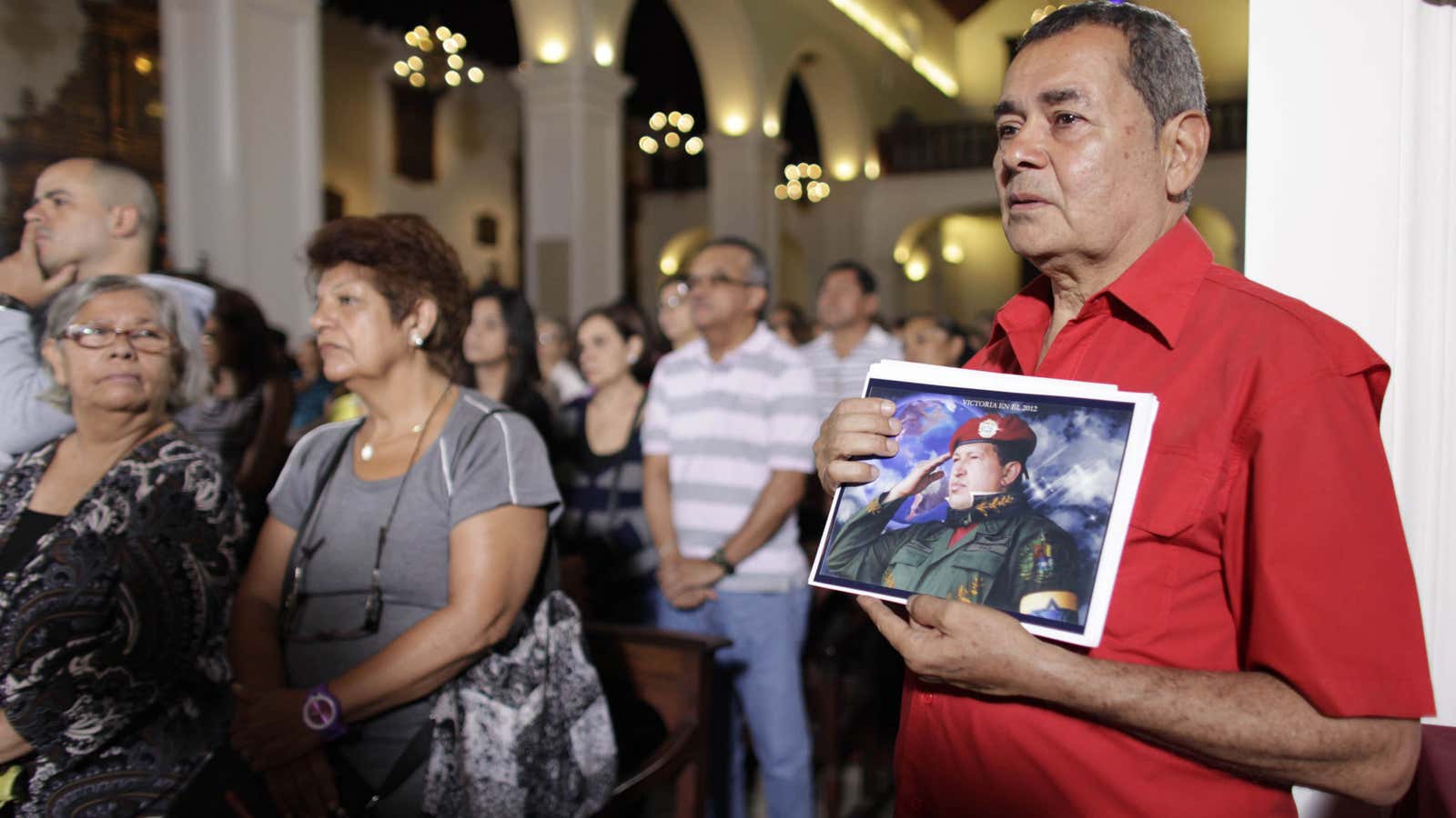 Hope and prayer in Caracas.