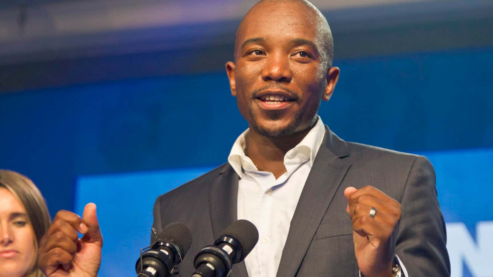 South Africa’s Democratic Alliance (DA) party leader Mmusi Maimane