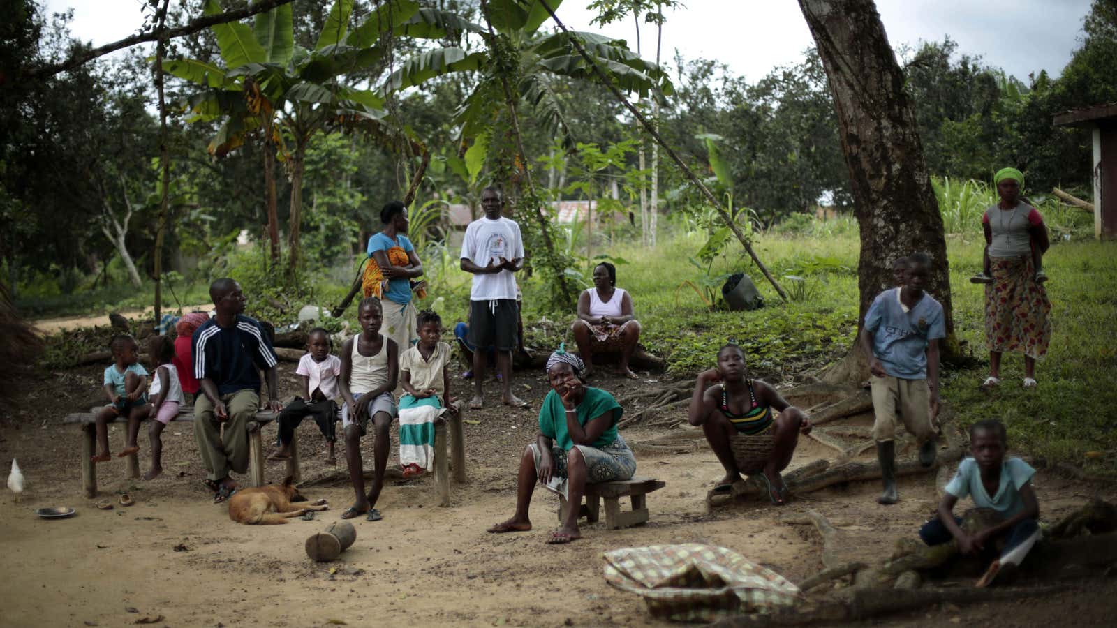 Ebola breeds in extreme poverty.