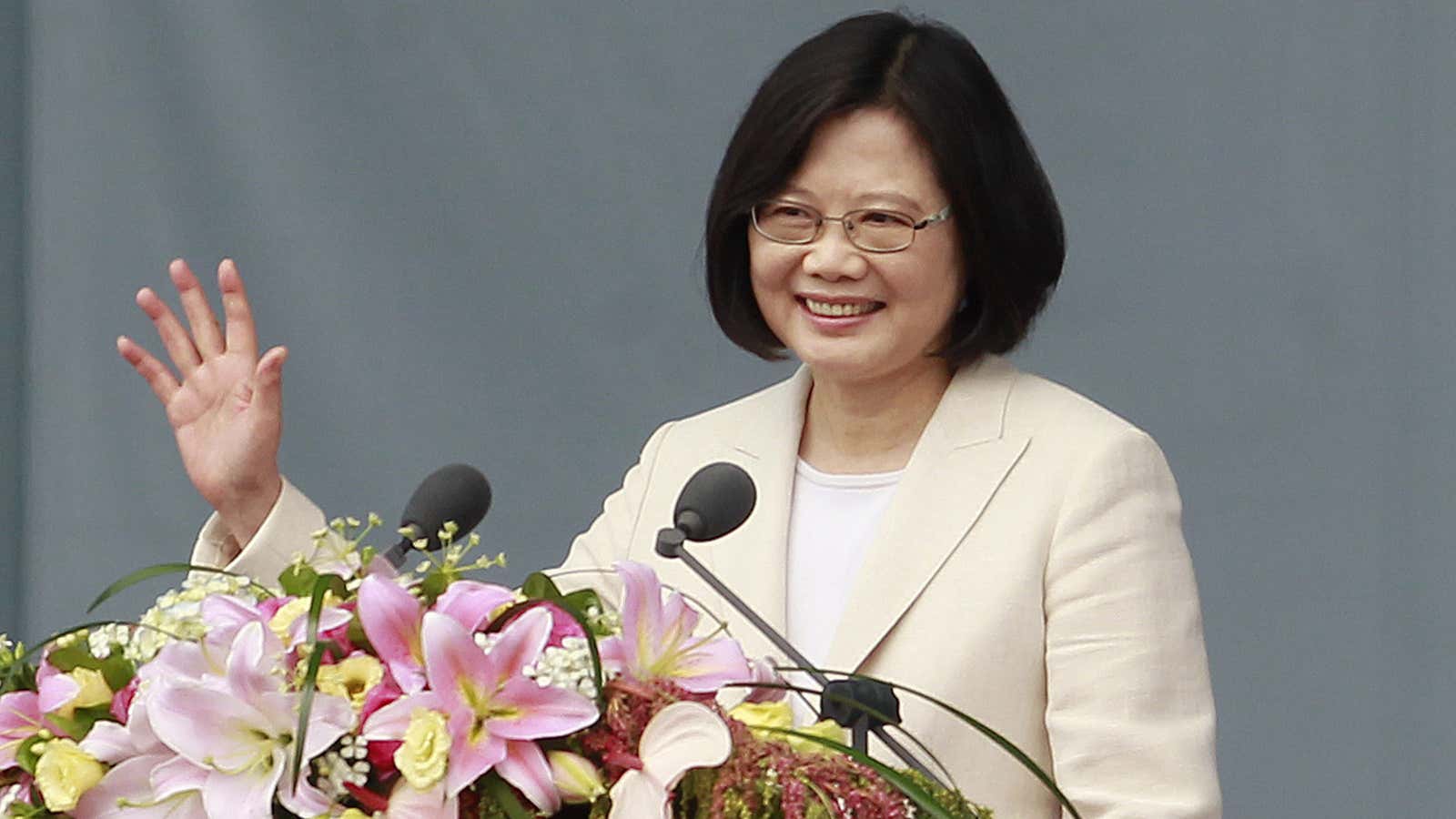 The Swearing-in Ceremony For Taiwan's First Female President, Tsai Ing ...