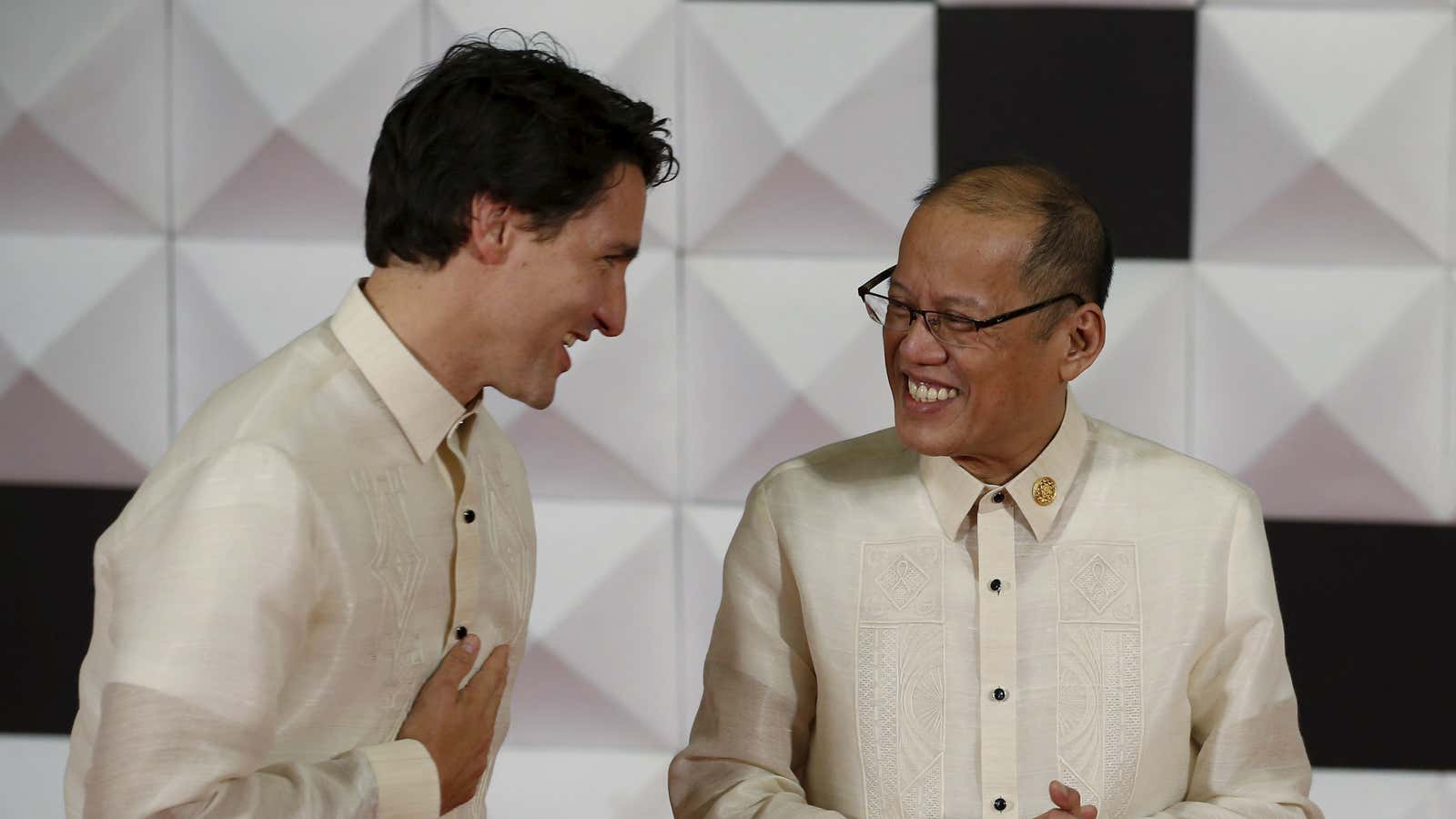 Ladies love a man in a Barong.