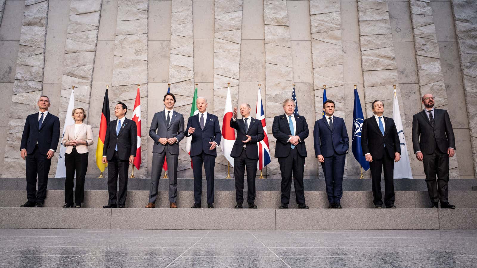 NATO leaders met in Brussels March 24 and agreed to boost their defenses in Europe.