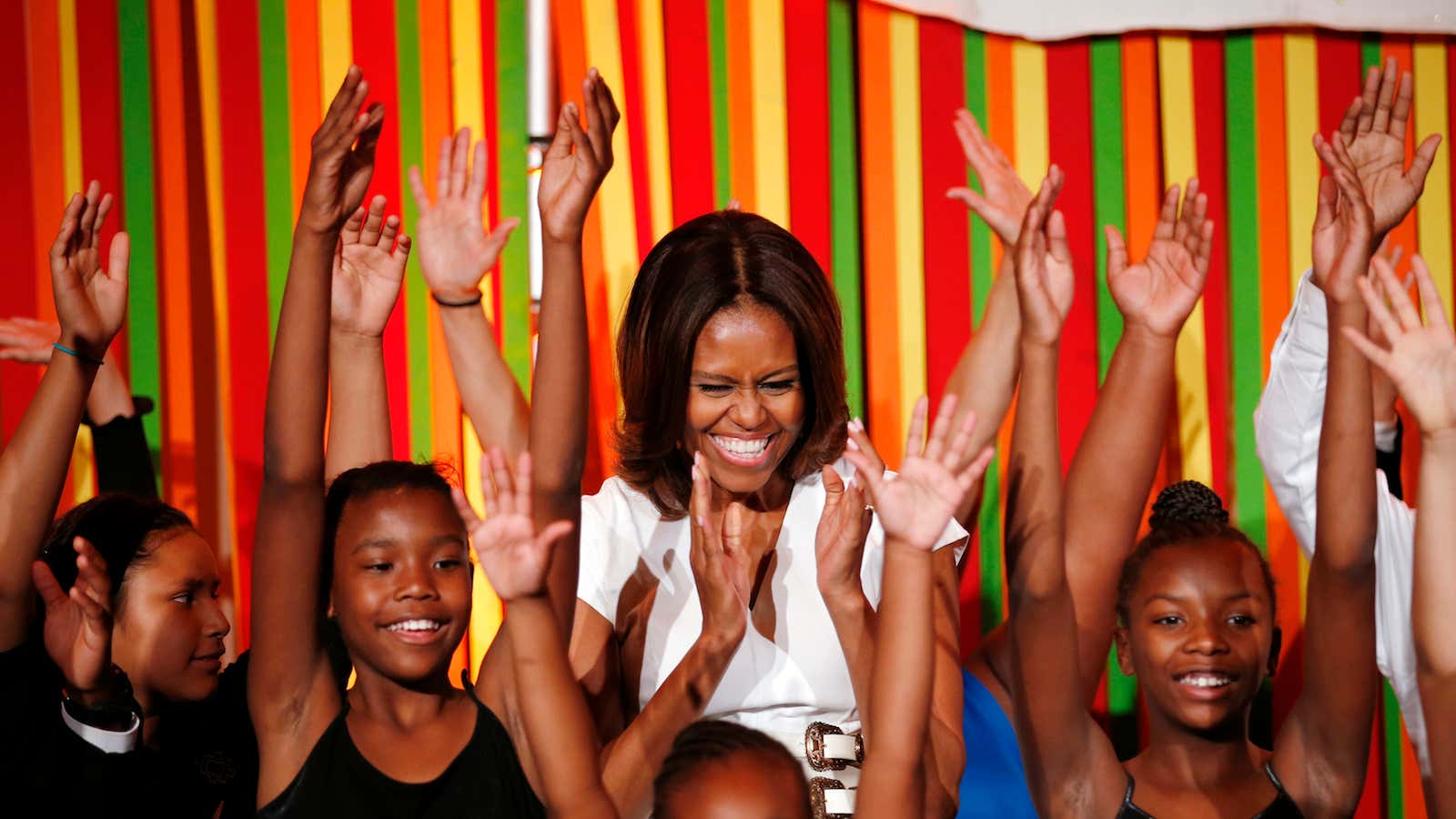 The only first lady to know all the moves to “Single Ladies.”