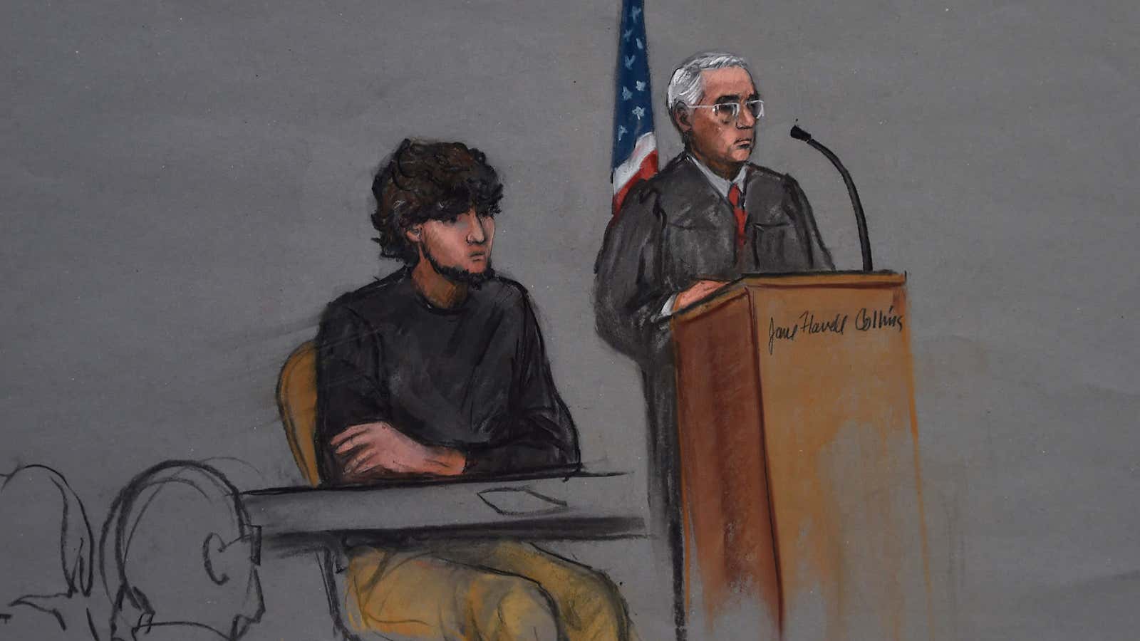 Dzhokhar Tsarnaev, 21, was sentenced to death in Boston on May 15.