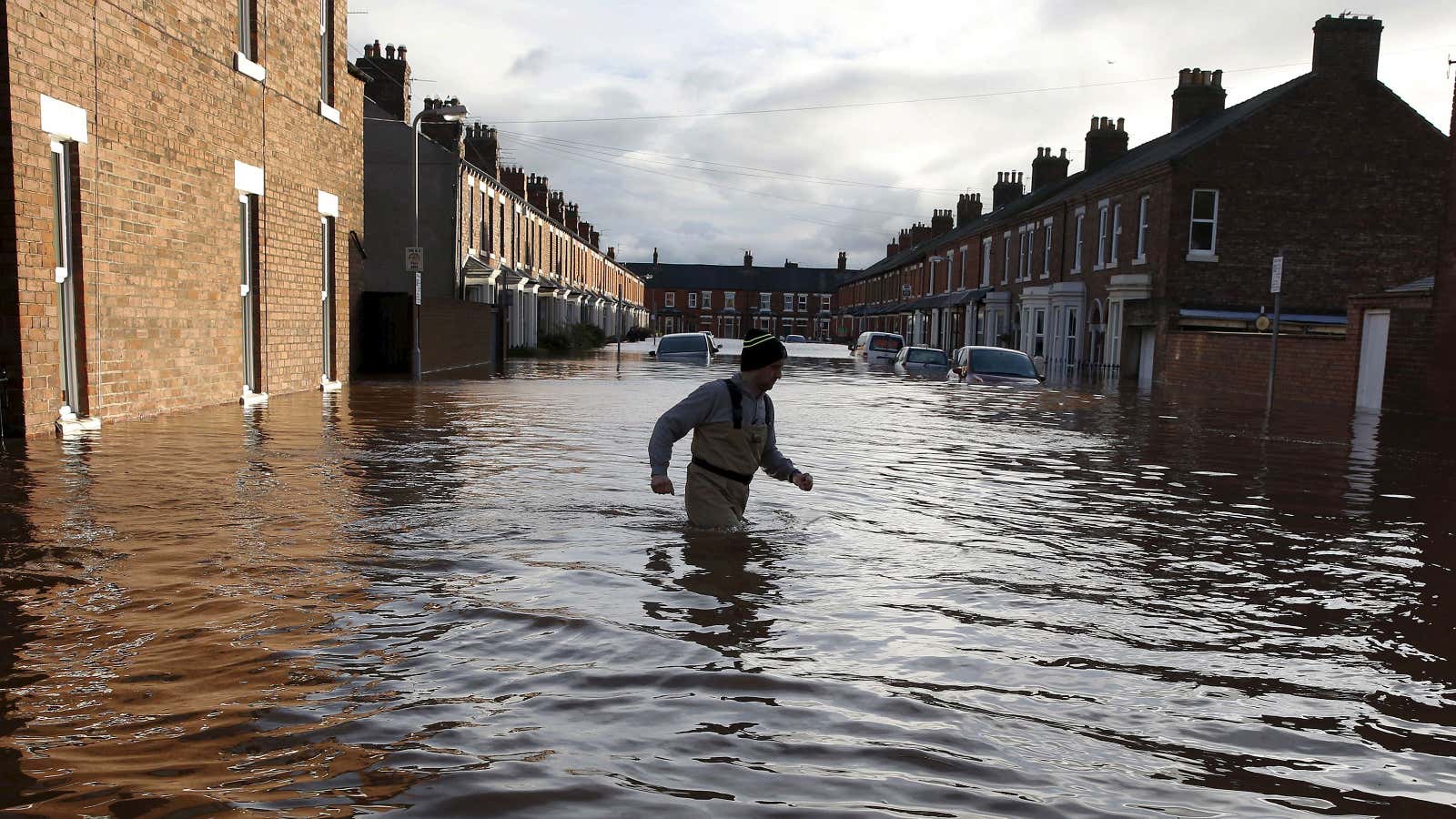 A street in Carlisle, Britain.