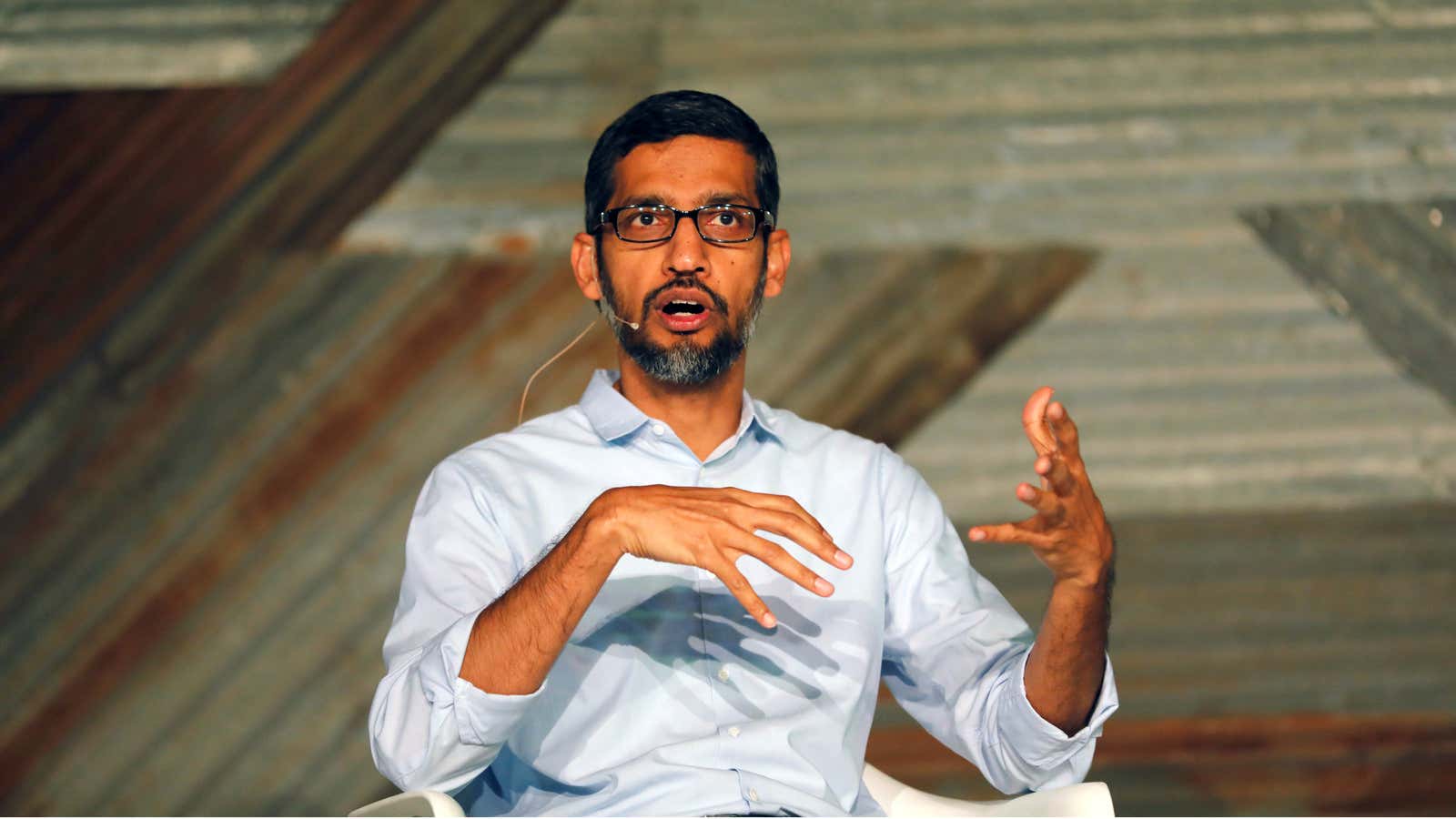 Google CEO Sundar Pichai in Lagos last year.