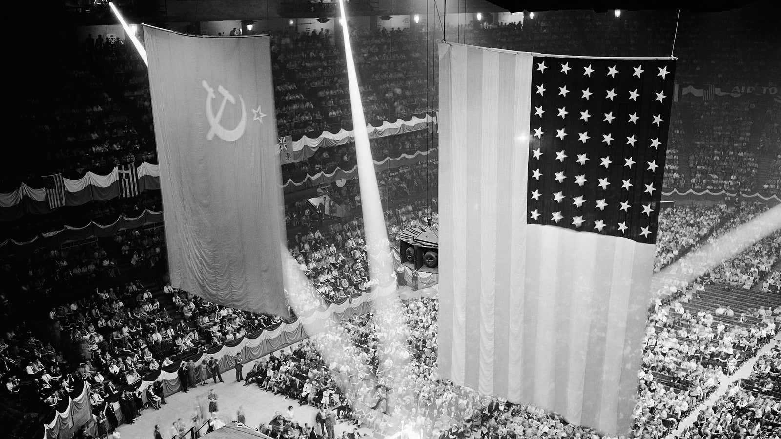 During World War II, the US held a rally for the Soviets in Madison Square Garden. But times changed.