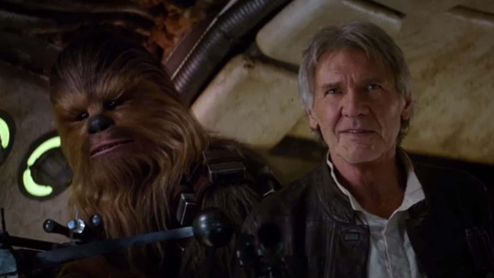 “Chewie, we’re home.”