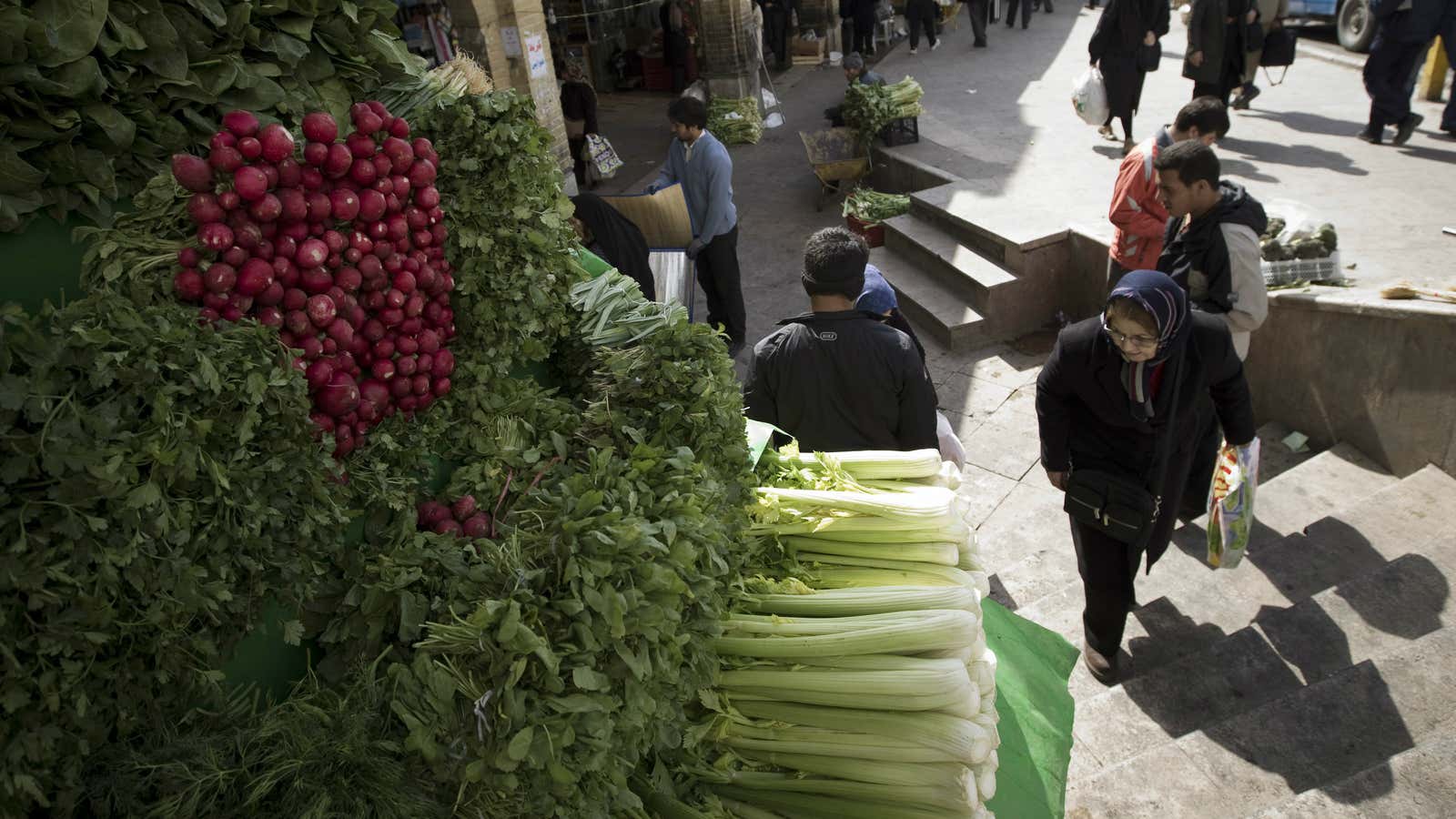 How much pain is there on the streets of Tehran?