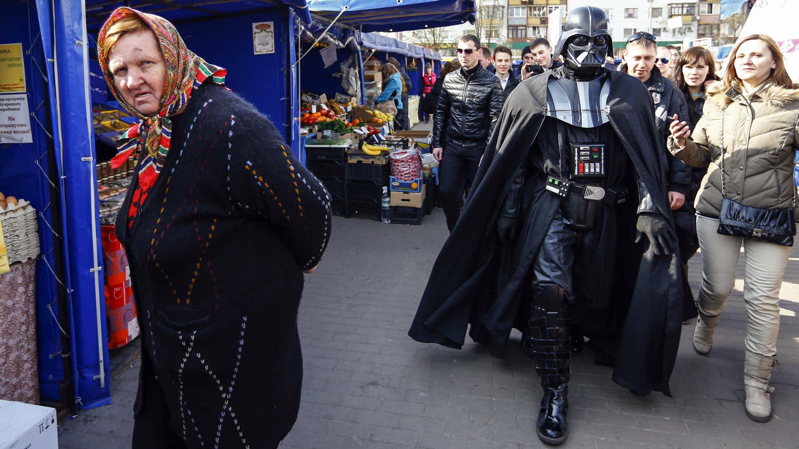 Darth Vader, candidate for prime minister.