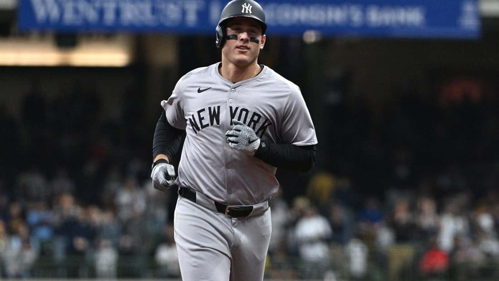 Image for MLB roundup: Aaron Judge, Yankees ride 7-run inning to win