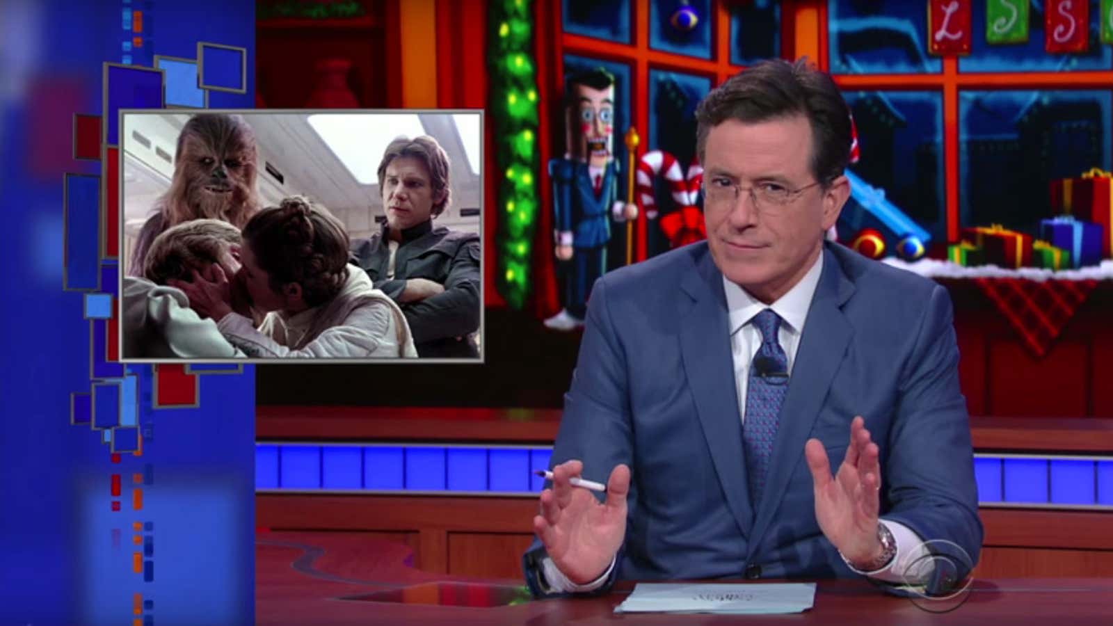 Colbert explains the plot of Star Wars either really well, or really poorly.