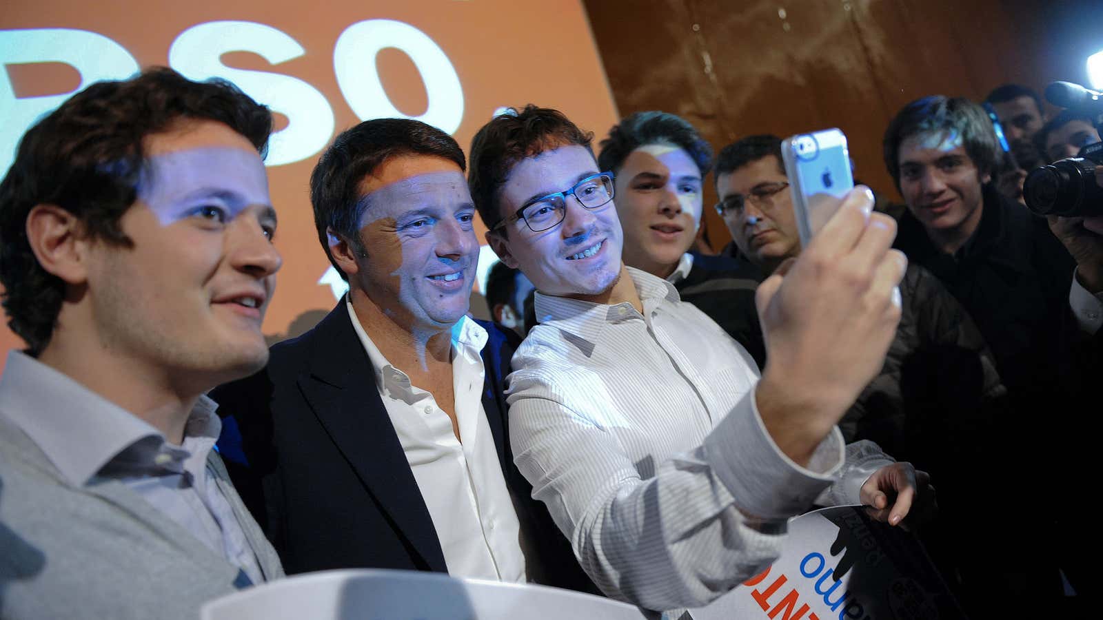 Renzi isn’t afraid of the limelight.