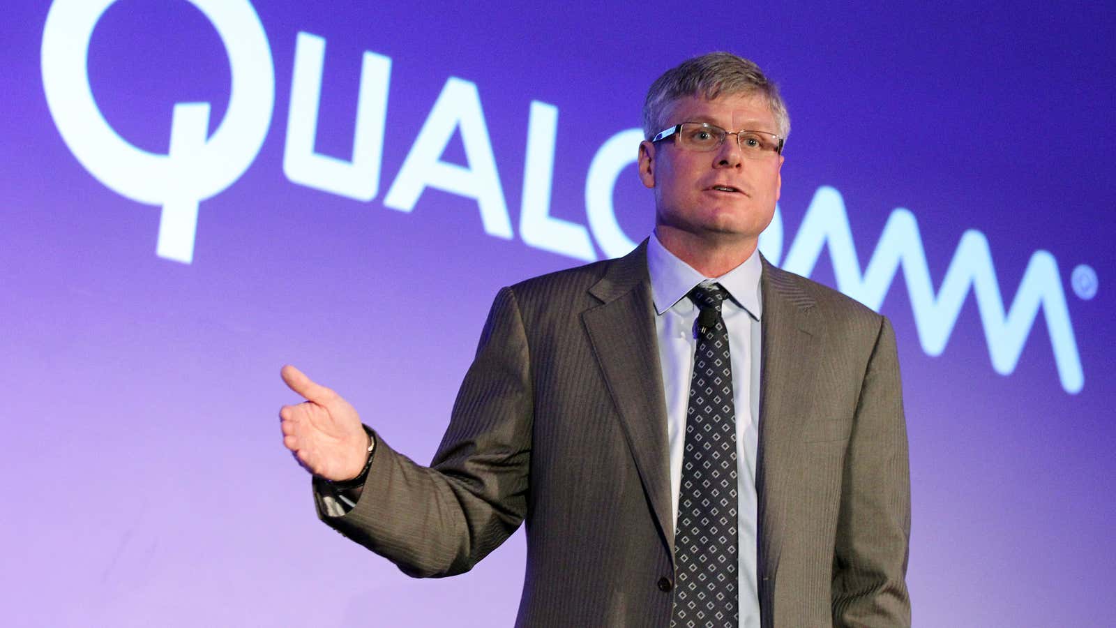 Qualcomm CEO Steve Mollenkopf speaks at CES 2014.