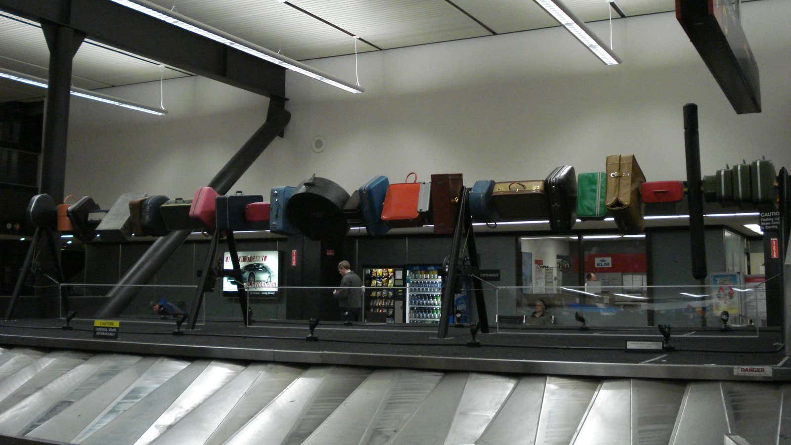 Things get much more exciting behind baggage claim.