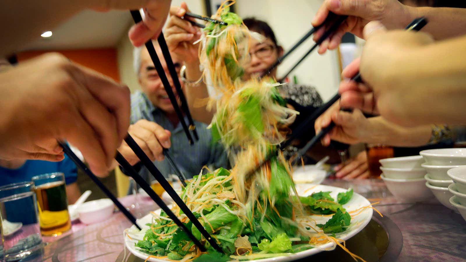 A good meal. (AP/Wong Maye-E)