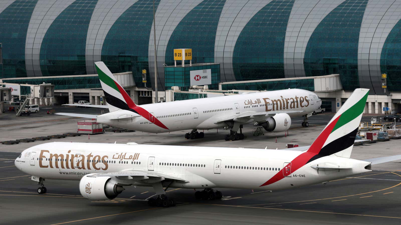 Emirates has responded to the coronavirus pandemic with drastically reduced flights.