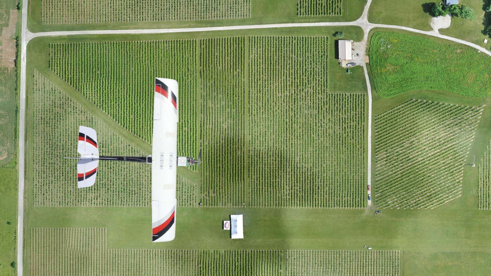 PrecisionHawk’s drones collect data on crops from hundreds of feet above.