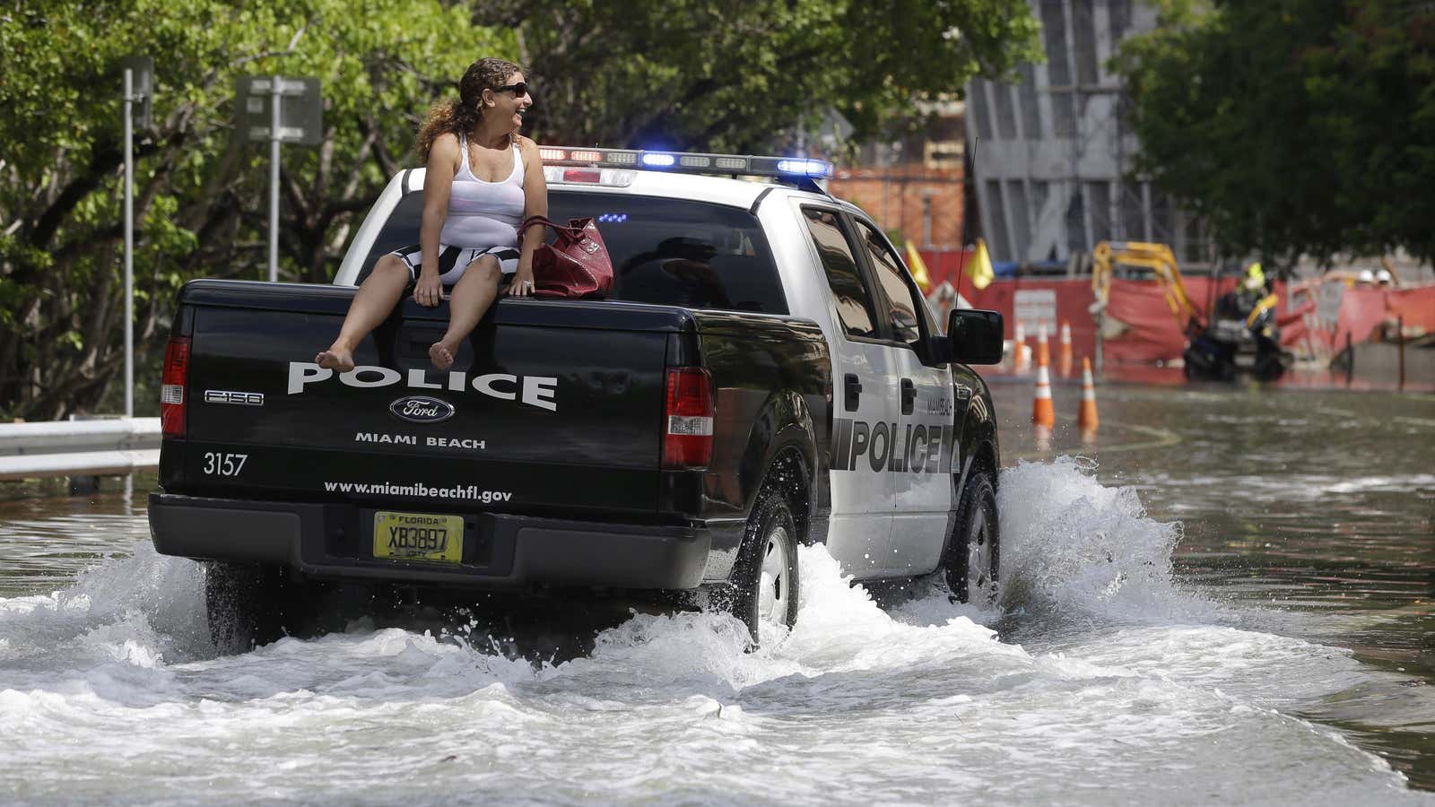 Floods caused by high tides can be just as annoying as storm-related floods.