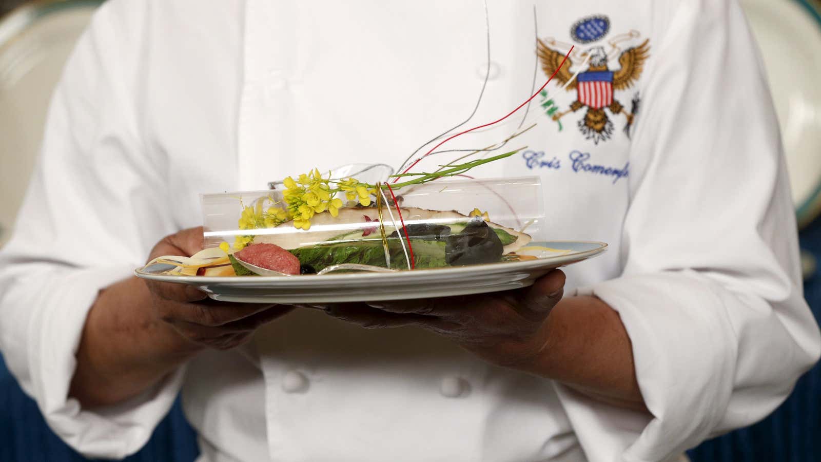 White House executive chef Cristeta Comerford has done this before.