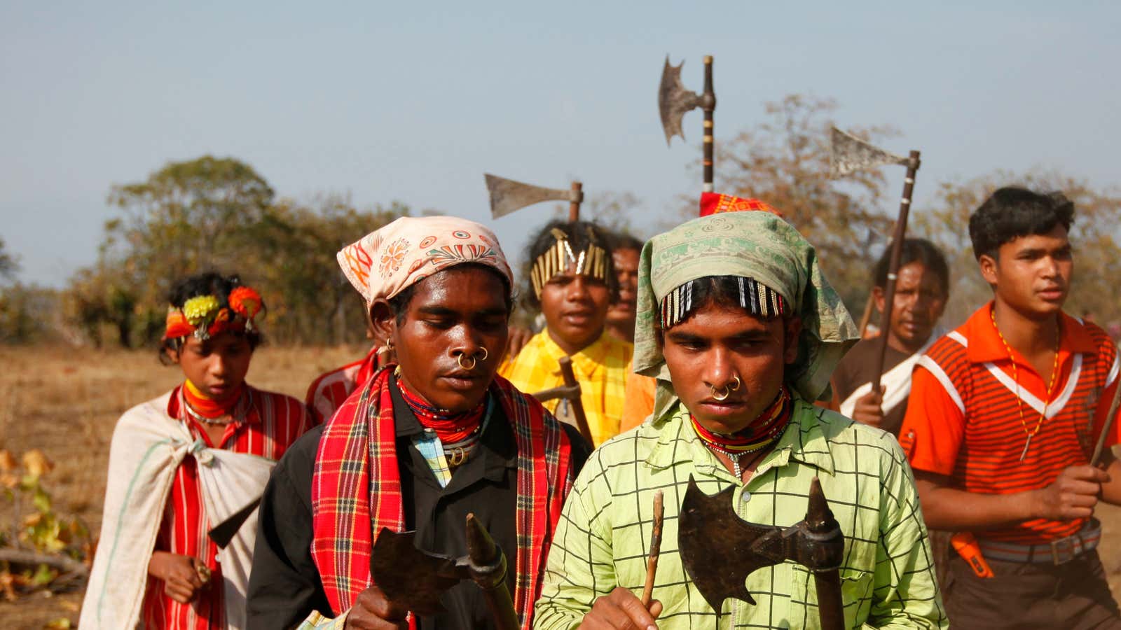 The Dongria Kondh tribe worships the Niyamgiri mountain as their living god.