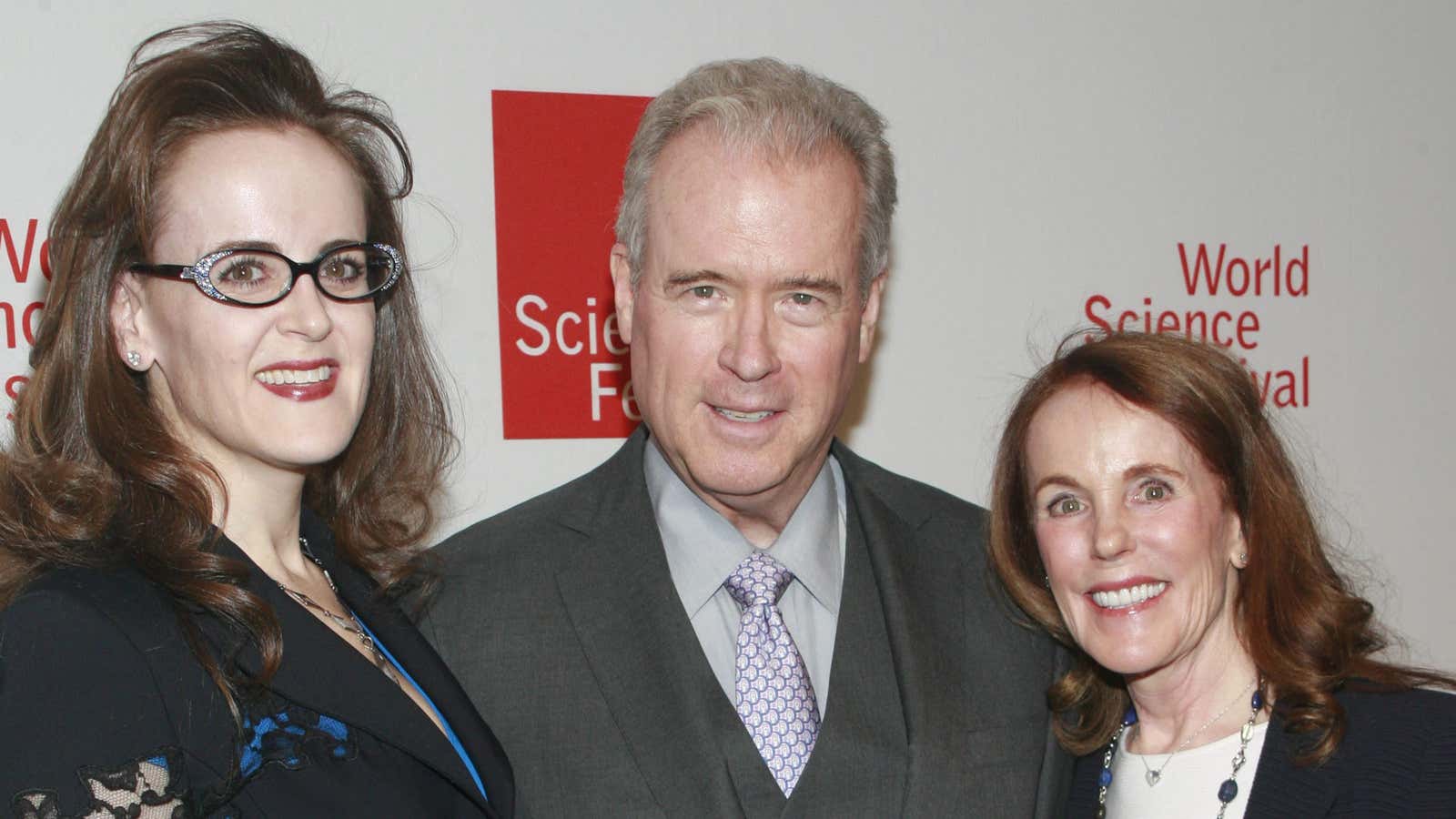 Rebekah, Robert, and Diana Mercer in 2014.