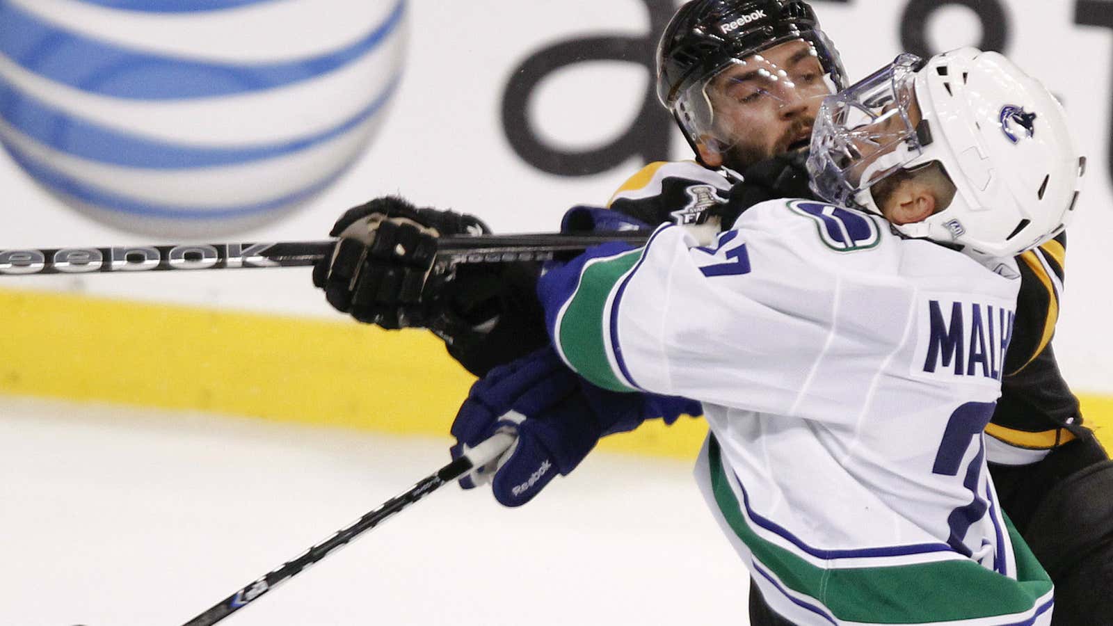 A part of the reason South Asians are embracing ice hockey: Manny Malhotra of the Vancouver Canucks.