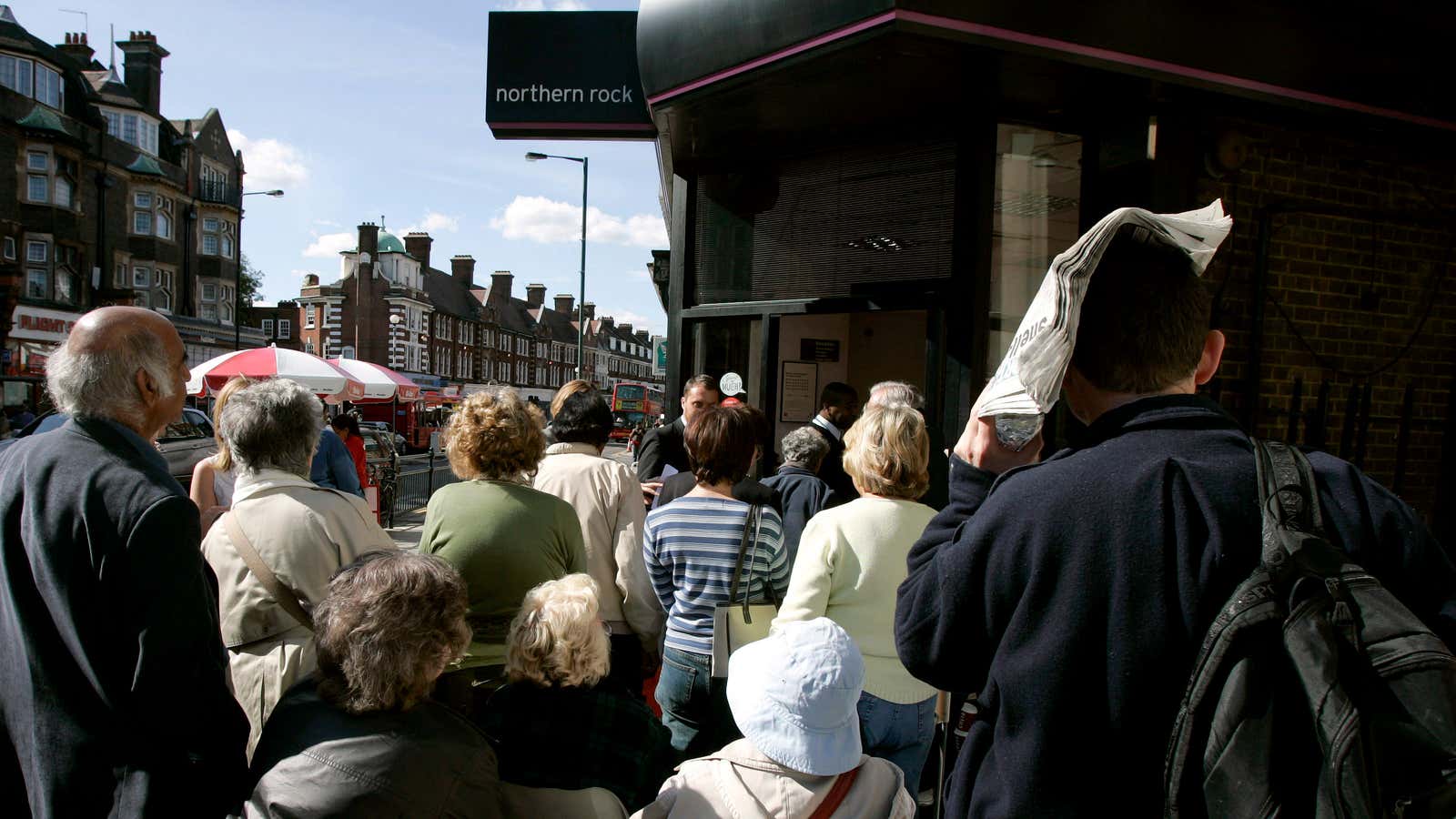 In 2007, Northern Rock was the scene of the first run on a British bank in 150 years.