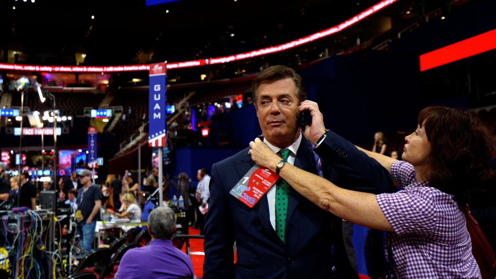 Former Trump campaign manager Paul Manafort.