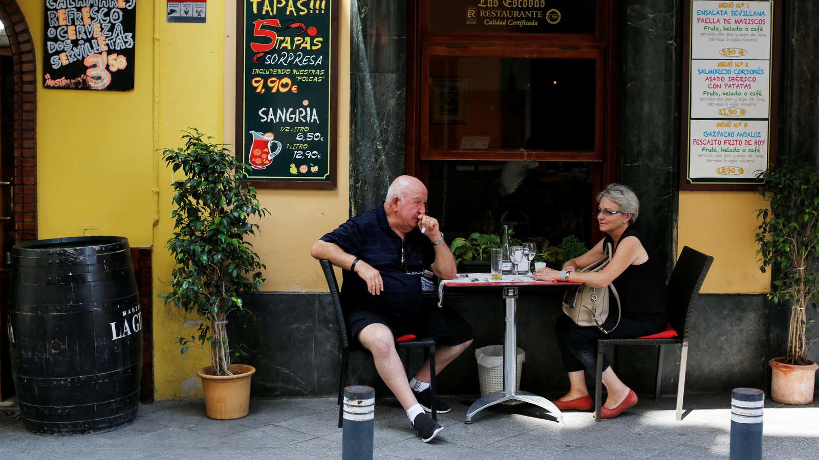 A well-earned break.