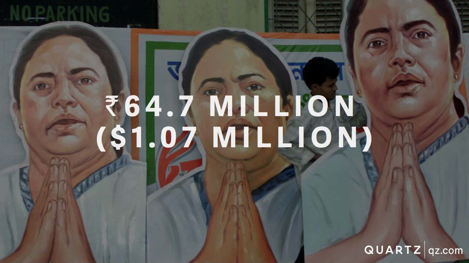 Mamata Banerjee is making the Trinamol Congress millions—through her art