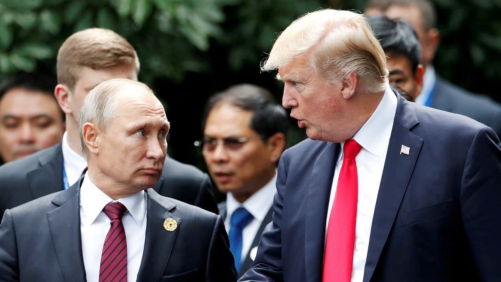 Trump and Putin: leaders of two of the world’s most unequal countries