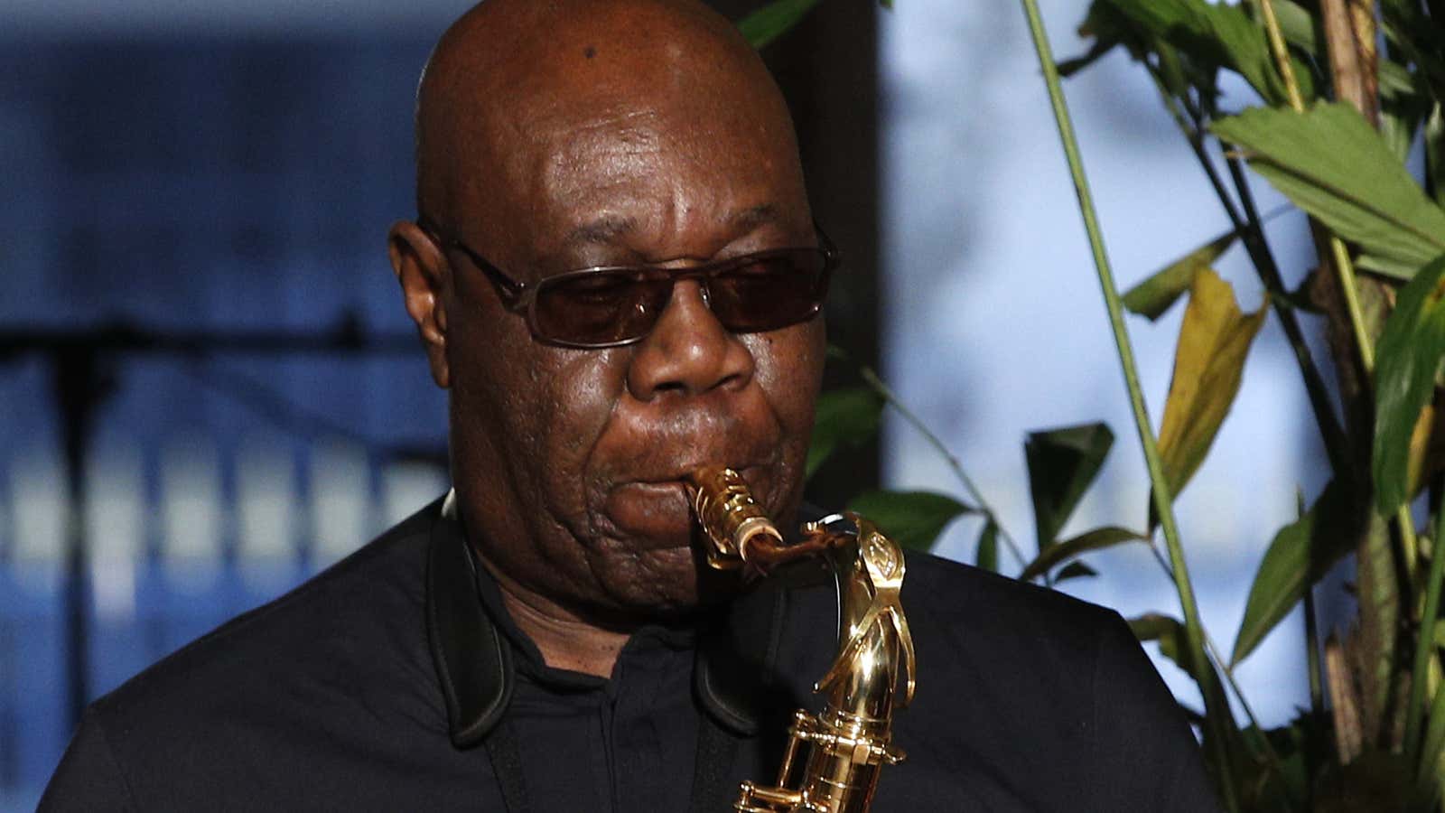 Saxophonist Manu Dibango