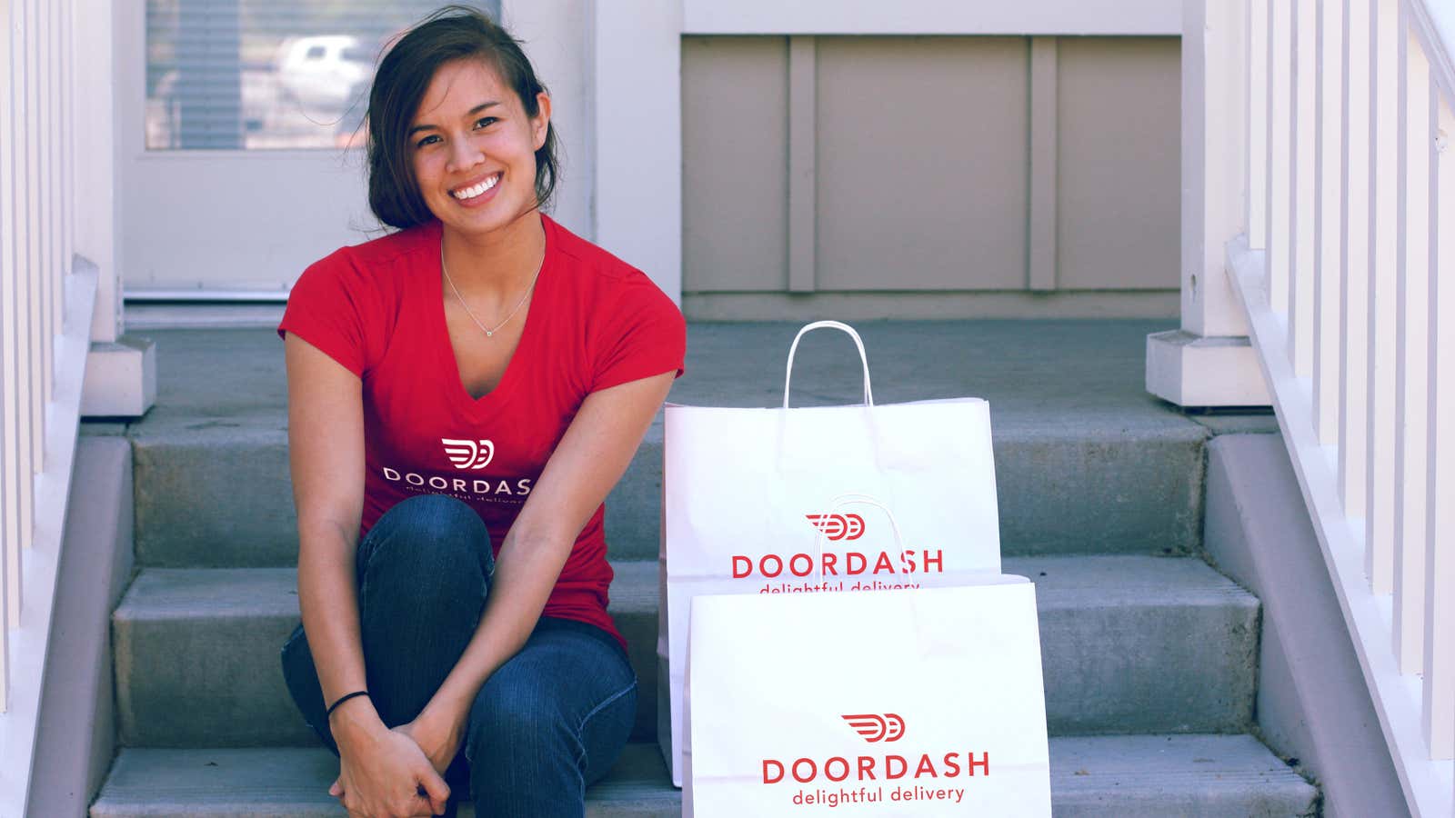 DoorDash is not this happy.